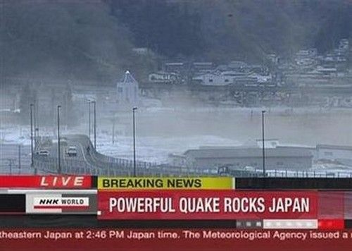Japonsko, zemětřesení a tsunami