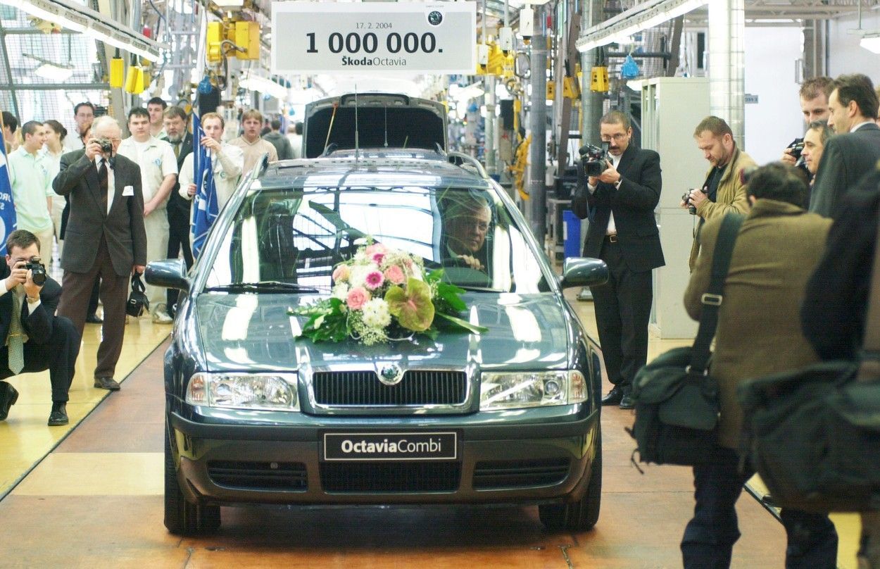 Škoda Octavia miliontý vyrobený kus