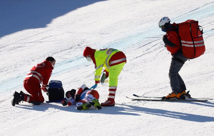 Urs Kryenbühl upadl při sjezdu v Kitzbühelu