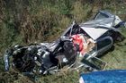 Rychlík smetl na jihu Čech auto, řidič srážku nepřežil