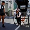 Japonsko rikša ženy