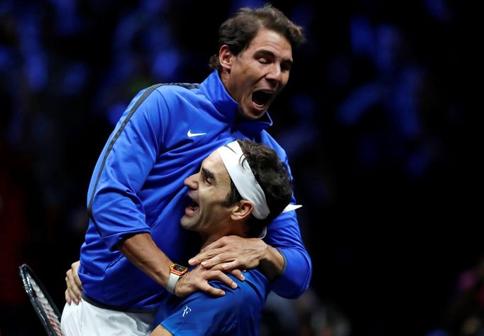 Rafael Nadal a Roger Federer