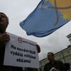 Demonstrace starostů proti daňové diskriminaci