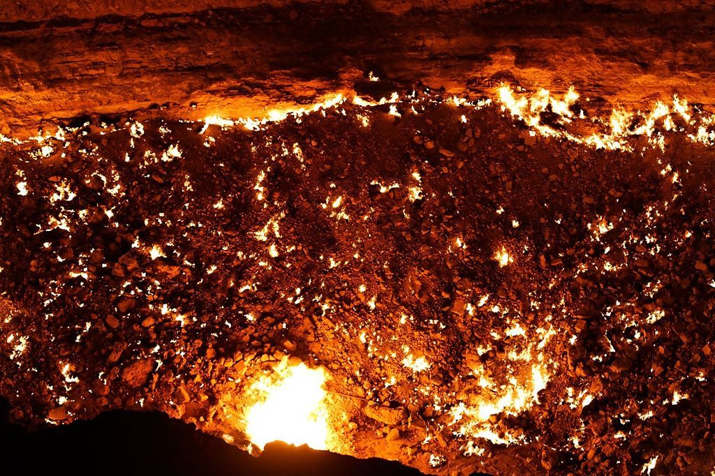 Fotogalerie: Brána do pekel v turkmenském podání