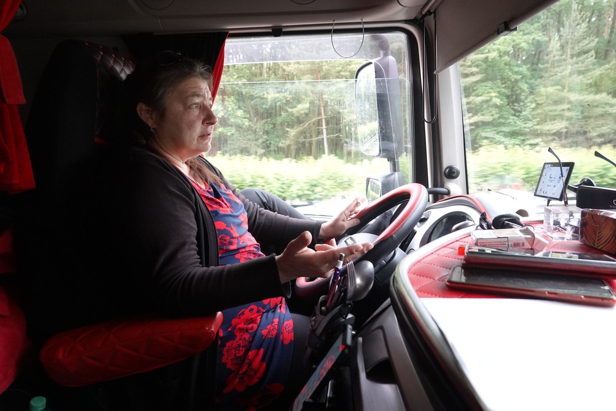 monika sustrova, kamionacka