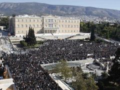 ADEDY dokáže bez problémů zaplnit náměstí Syntagma před parlamentem.