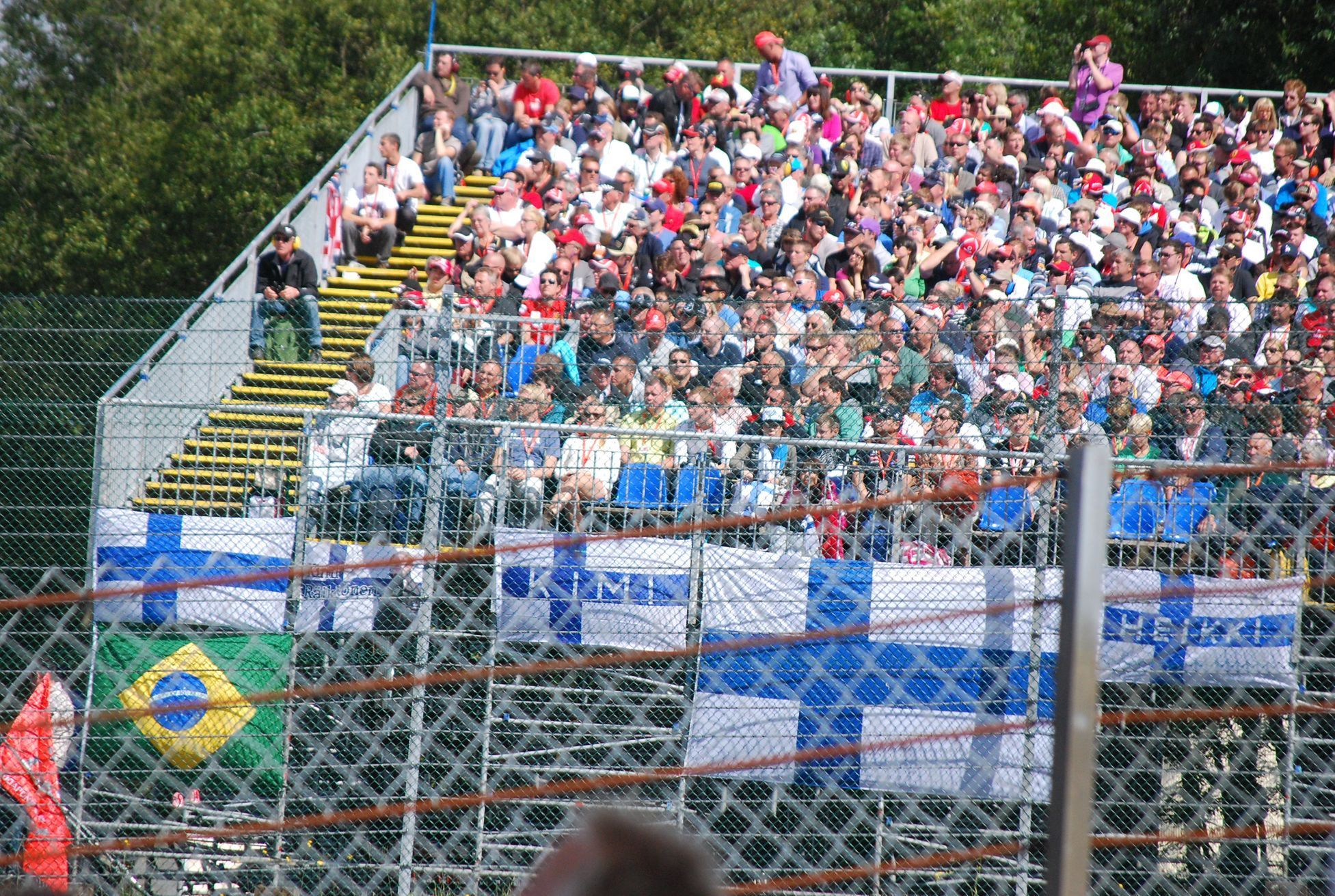 Fanoušci na VC Belgie ve Spa-Francorchamps