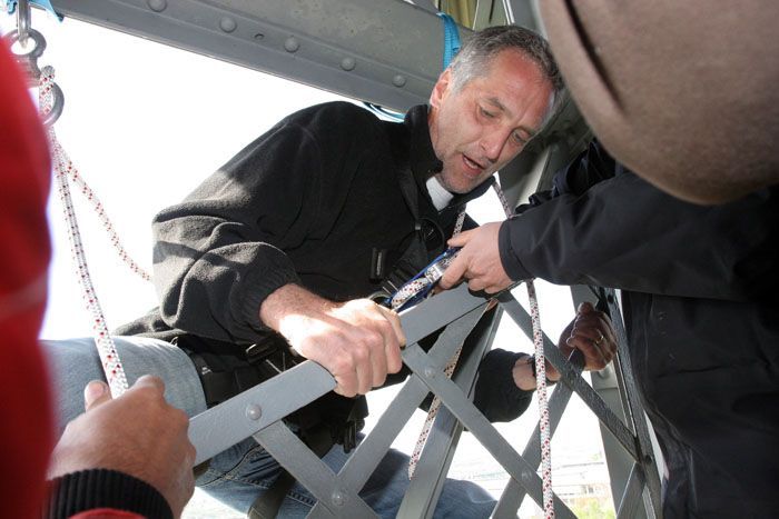 Tomáš Hanák na petřínské rozhledně