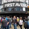 Fans gather outside First Avenue the nightclub where U.S. music superstar Prince got his start in Minneapolis Minnesota