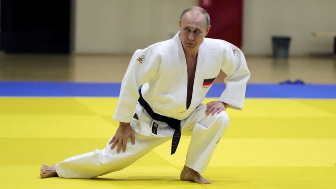 Vladimir Putin jako judista