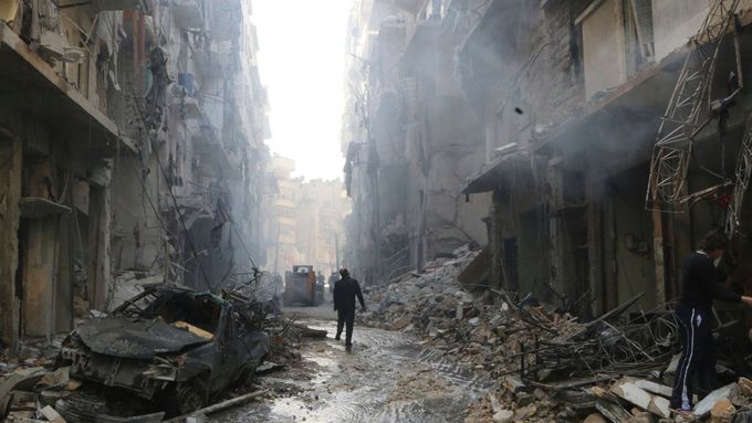 Aleppo, březen 2014.