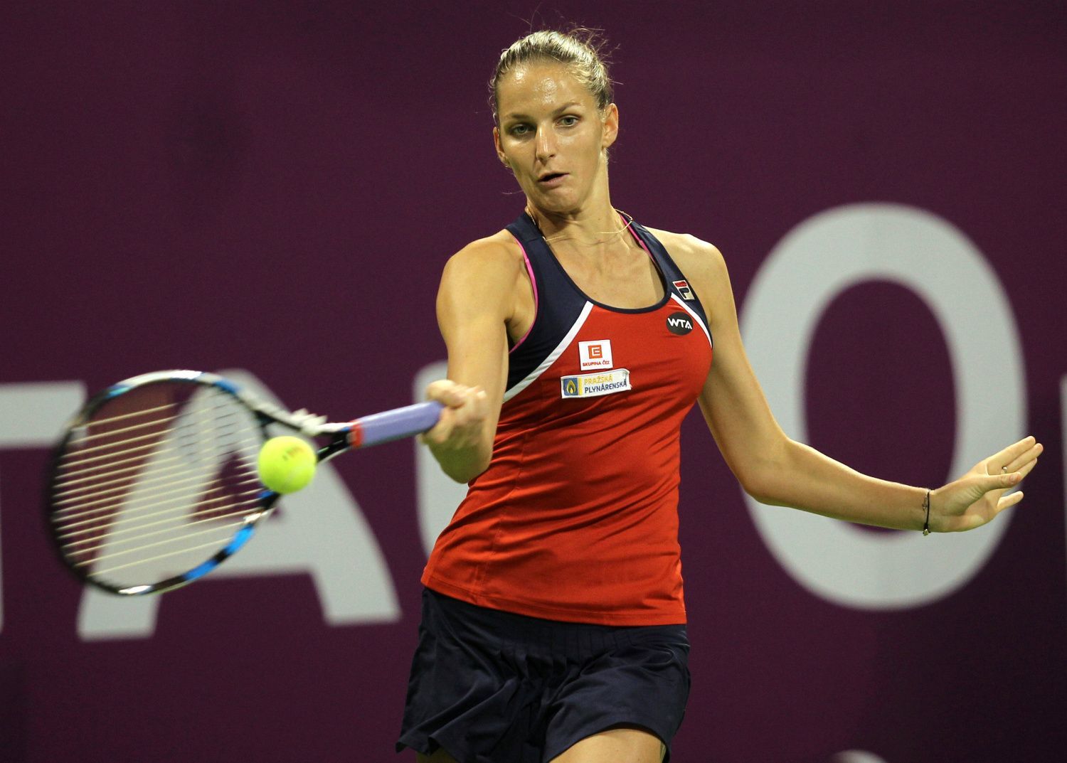 Karolína Plíšková v semifinále turnaje v Dauhá 2017