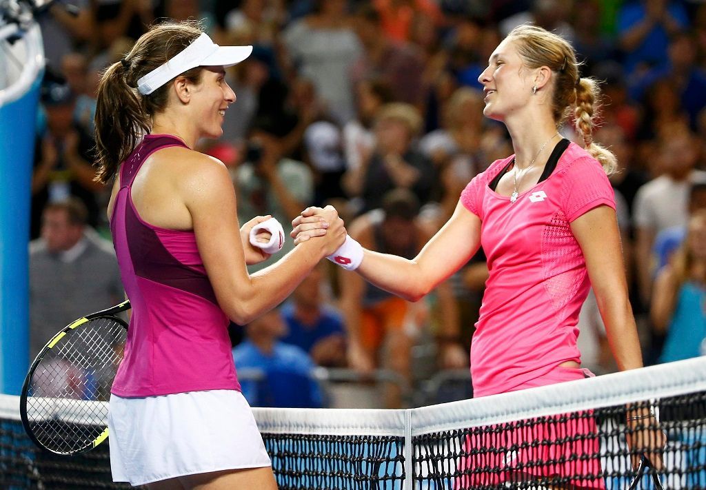 Šestý den Australian Open (Johanna Kontaová a Denisa Allertová)