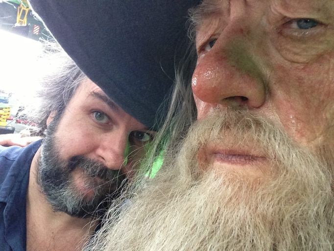 Peter Jackson a Gandalf.