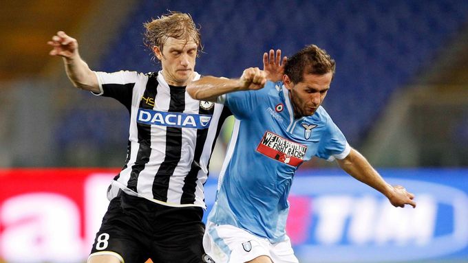 Udinese před odvetou v Liberci prohrálo s Laziem Řím