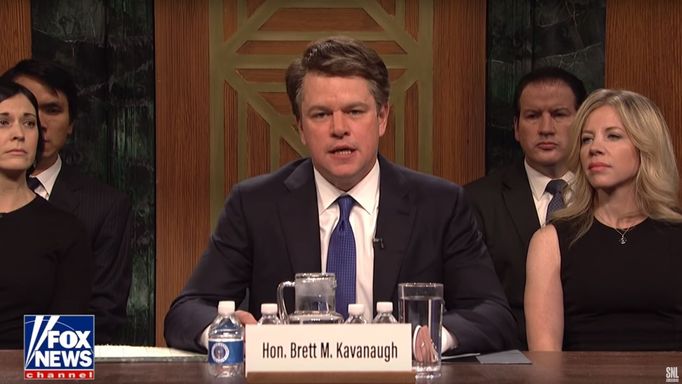 Matt Damon jako Brett Kavanaugh.