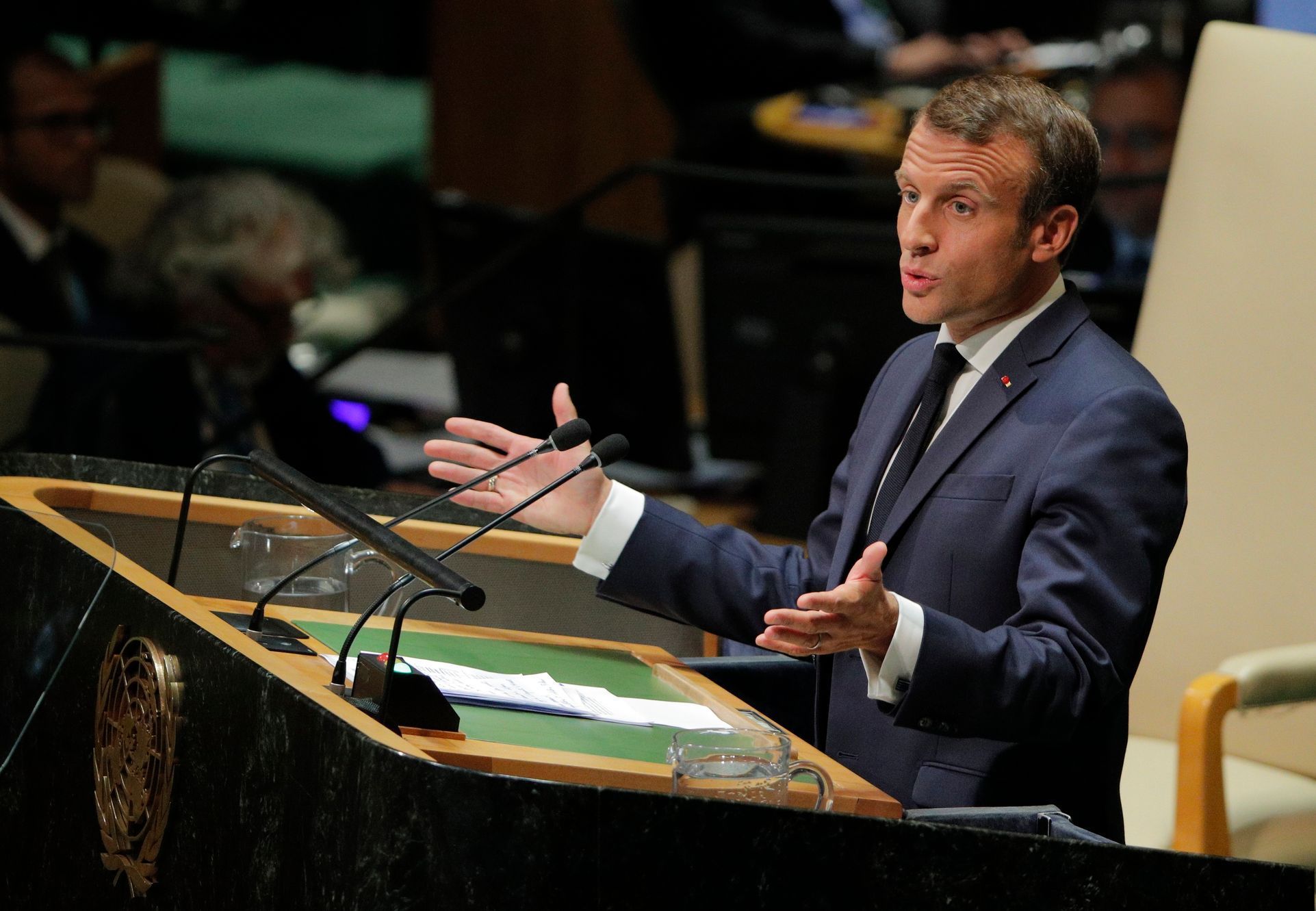 Emmanuel Macron, summit OSN, New York