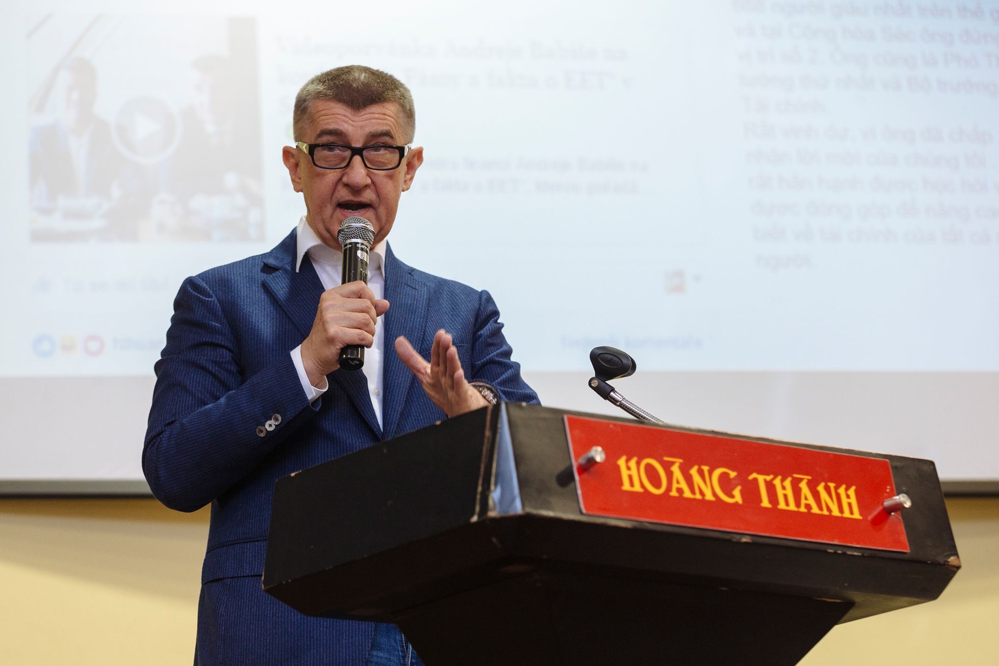 Babiš v Sapě