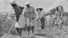 Černoši na plantáži v Mississippi, 1940.