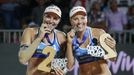 Markéta Sluková a Barbora Hermannová na turnaji v Poreči 2017