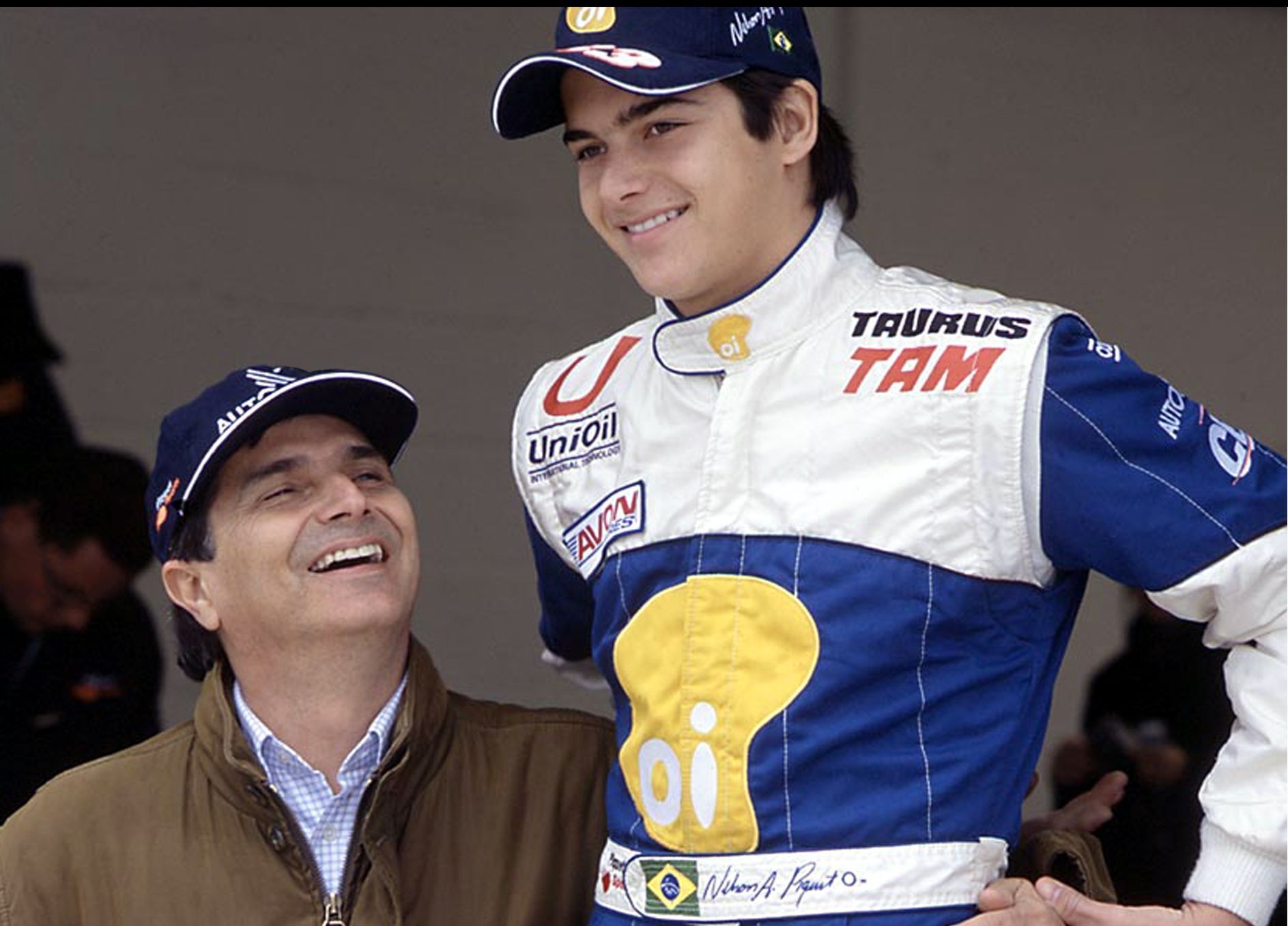 Nelson Piquet a Nelson Piquet junior