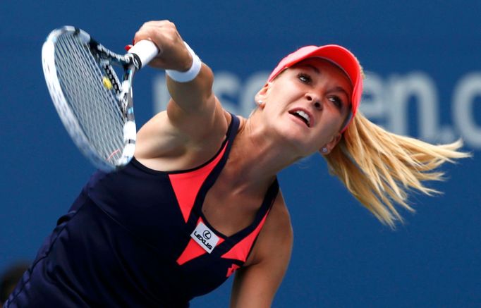 Agnieszka Radwaňská na tenisovém US Open 2013