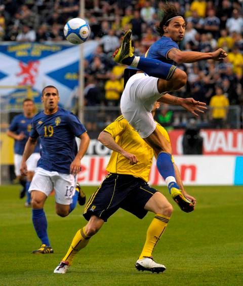 Přípravné utkání: Švédsko - Skotsko (Ibrahimovič)
