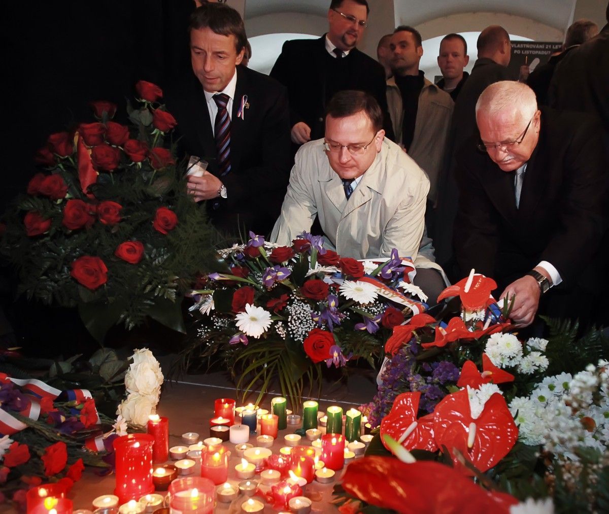 Oslavy 17. listopadu na Národní třídě - 21 let poté