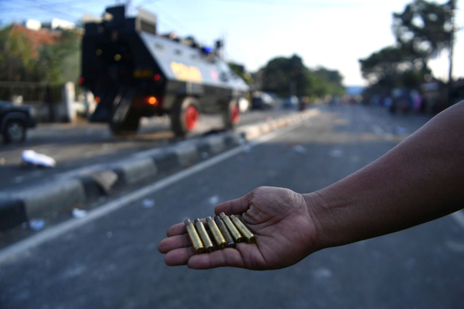 Protesty na Jakartě
