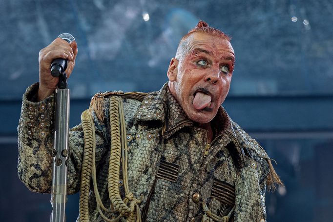 Zpěvák Till Lindemann.