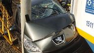 V Ostravě se srazilo auto s tramvají