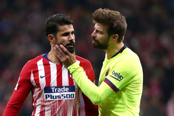 Atlético Madrid vs. Barcelona: Gerard Piqué a Diego Costa