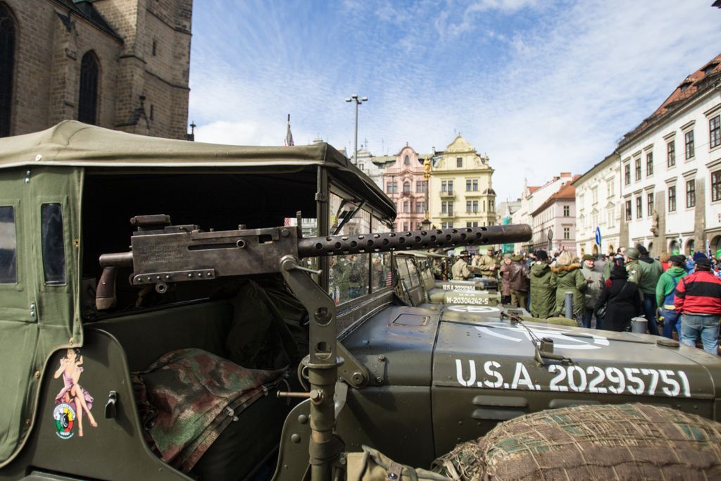 Vojáci USA v Plzni