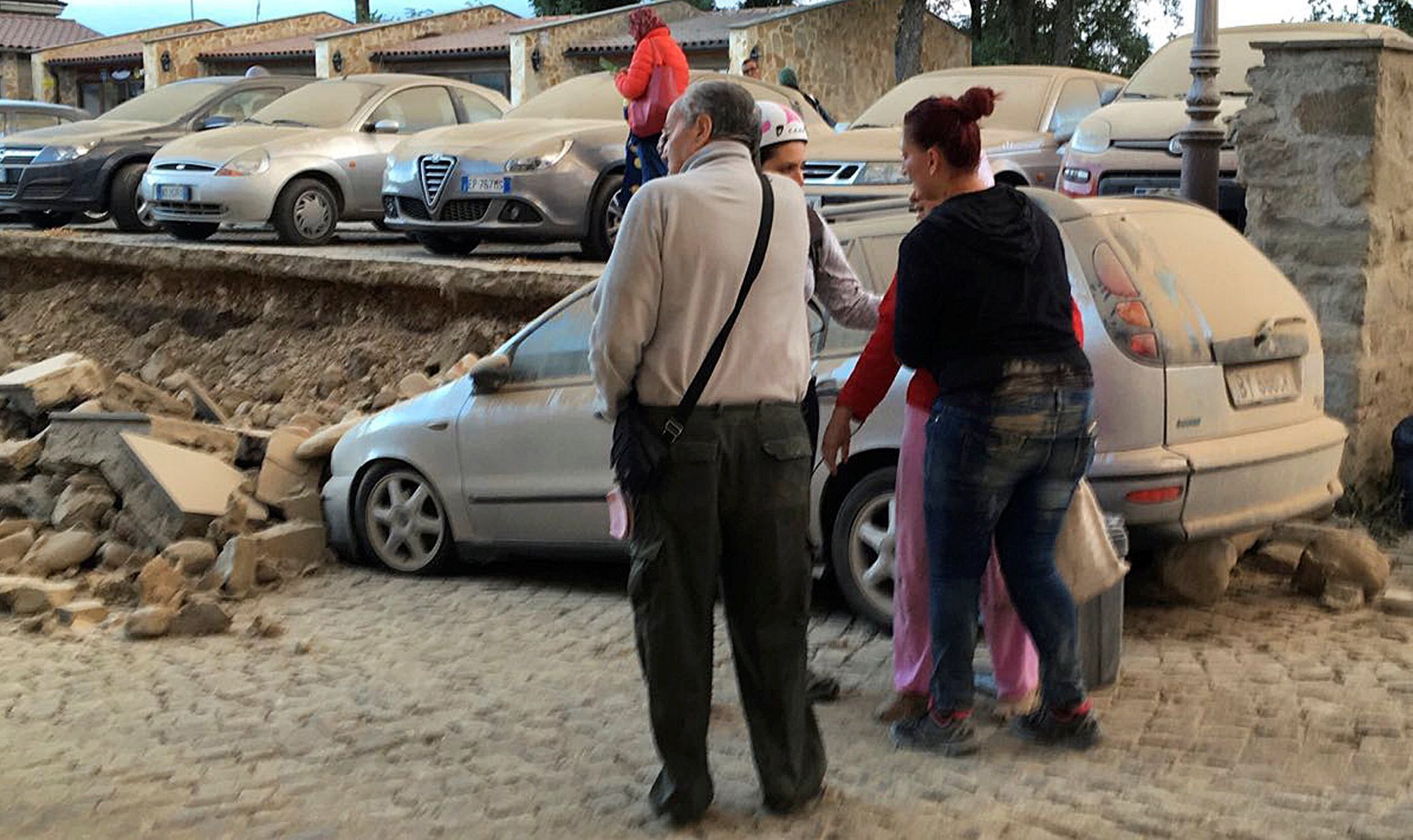 Následky zemětřeseni v italském Amatrice