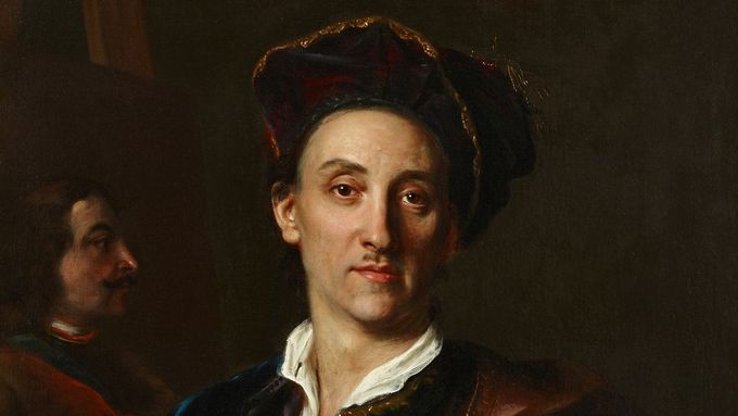 Jan Kupecký: Portrét lipského malíře Davida Hoyera, 1712