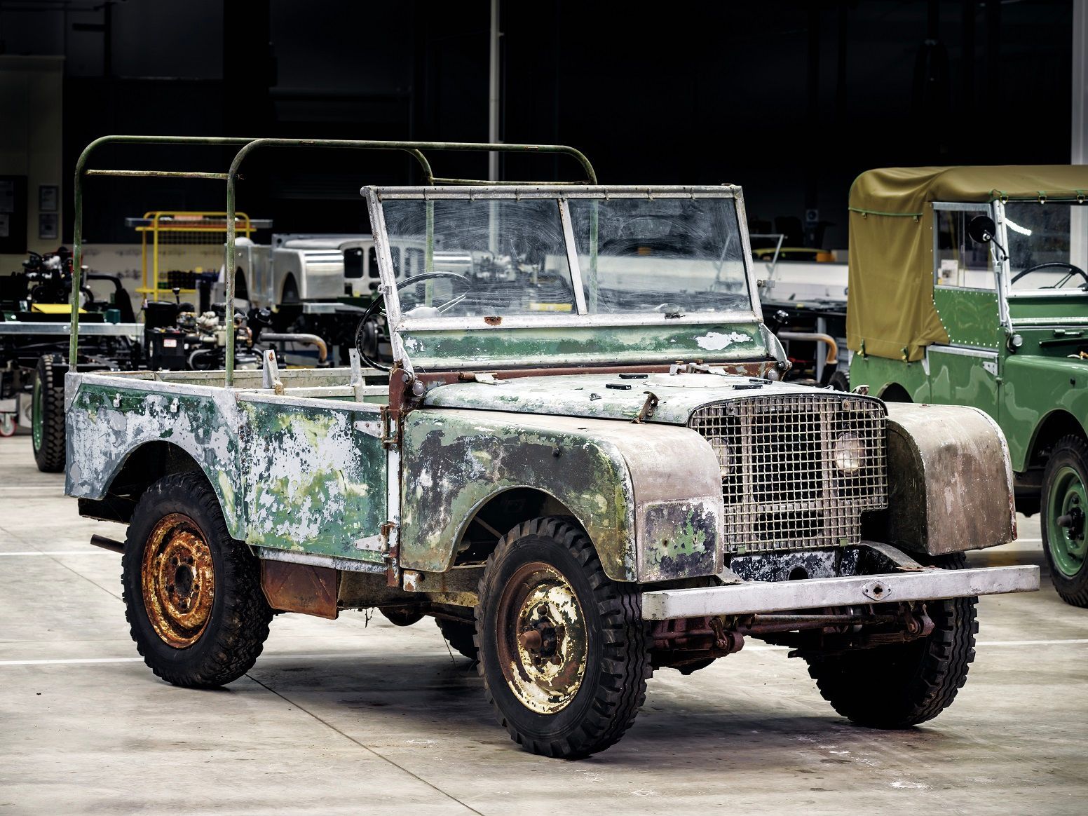 Nález předprodukčního Land Roveru