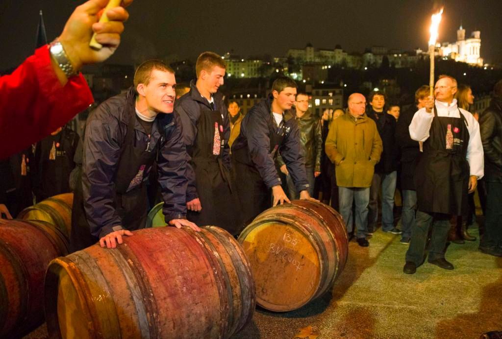 Nové beaujolais z Lyonu