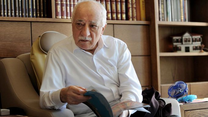 Islámský duchovní Fethullah Gülen ve své rezidenci v Saylorsburgu