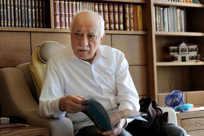 Islámský duchovní Fethullah Gülen ve své rezidenci v Saylorsburgu