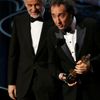 Director Sorrentino actor and Servillo accept the Oscar for best foreign language film for the Italian movie &quot;The Great Beauty&quot; at the 86th Academy Awards in Hollywood