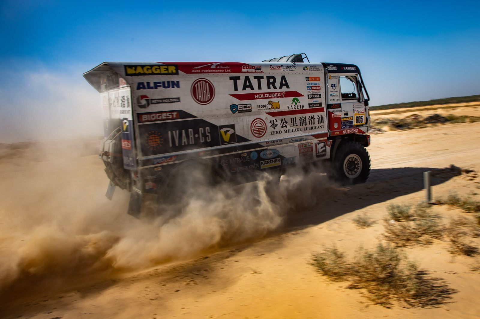 Martin Kolomý v Tatře na El Chott Rallye 2018