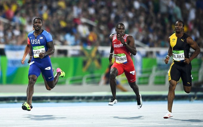 OH Rio 2016: Semifinále sprintu na 100 metrů: Justin Gatlin