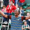 Francouz Gael Monfils na French Open 2013