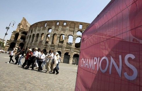 Liga mistrů - Trofej v Římě