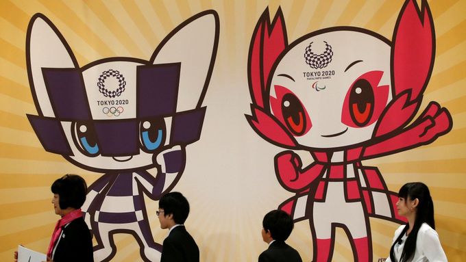 Maskoti pro hry v Tokiu v roce 2020
