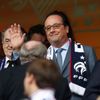 Euro 2016, Švýcarsko-Francie: francouzský prezident Francois Hollande