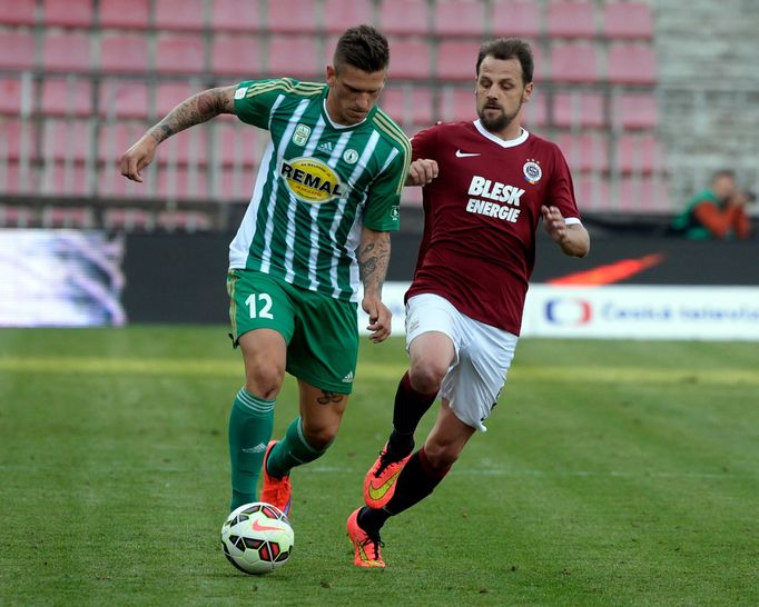 SL, Sparta-Bohemians 1905: Marek Matějovský - Elvis Bratanovič