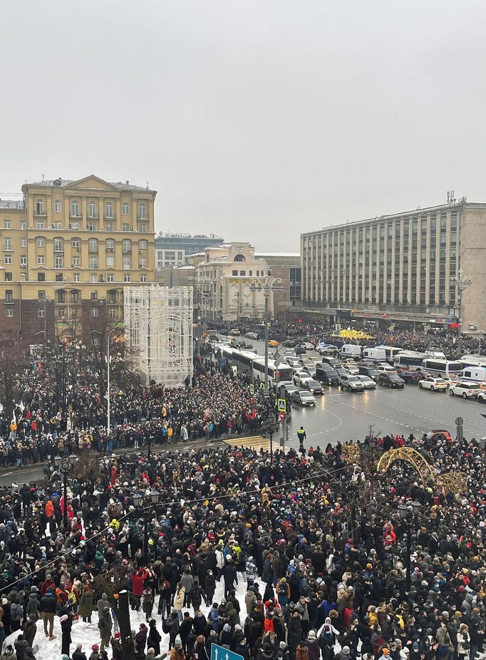 Protesty na podporu Alexeje Navalného