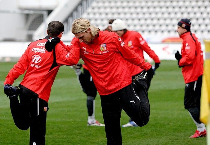 Trénink fotbalové reprezentace