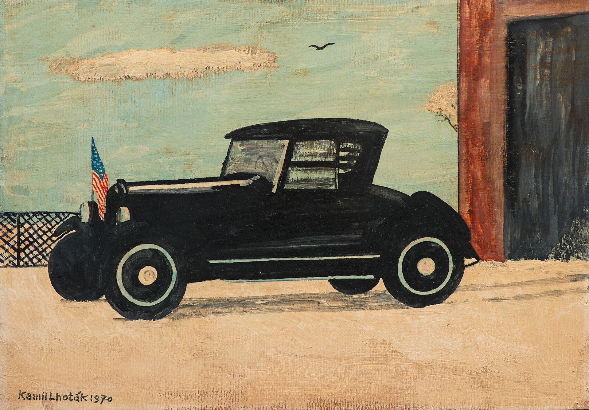 Kamil Lhoták: Automobil Maxwell 1922, 1970